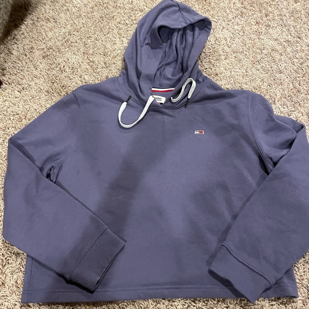 Tommy Crop Top Sweatshirt